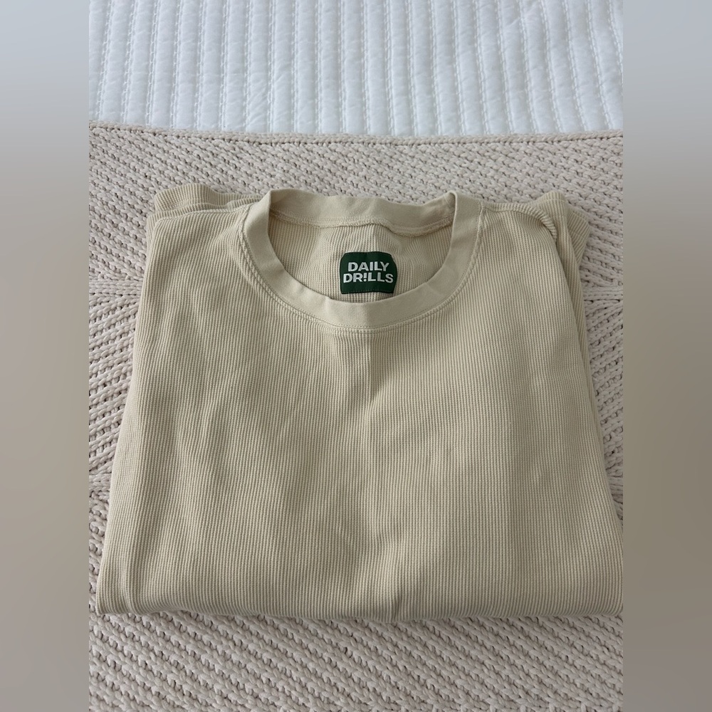 Daily Drills Cream Sweatshirt